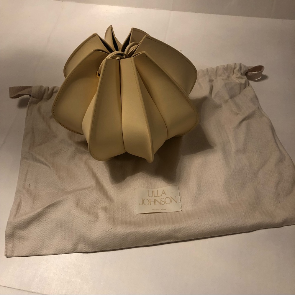 Ulla Johnson Cream Drawstring Bag - Picture 9 of 14
